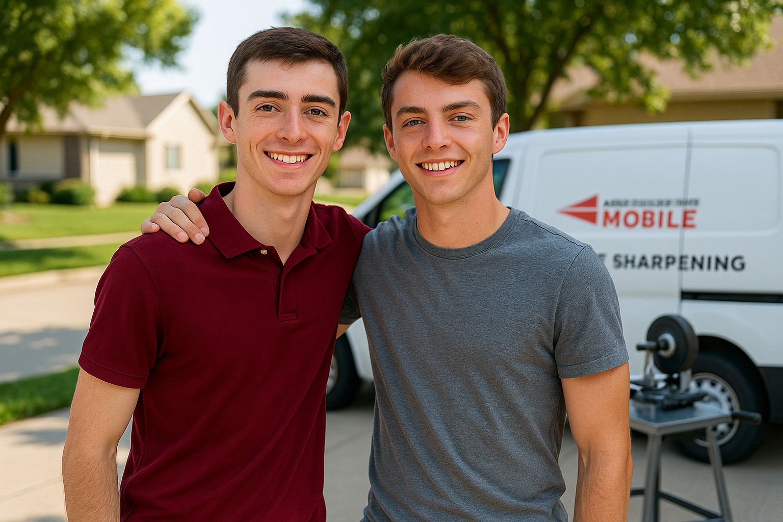 Omaha Sharpening mobile service truck
